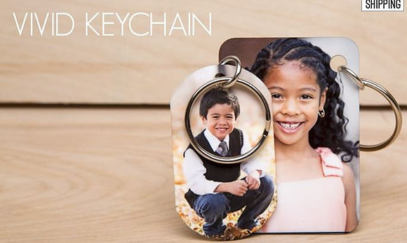 Metal Printed Key Chains