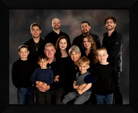 Framed Final Schwartz Family 8x10 Jolo Black Wood Frame