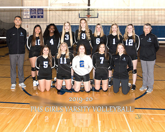 PHS Girls Varsity Volleyball Team
